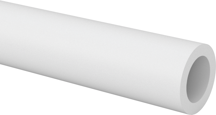 Kimyasallara Dayanıklı Kaygan PTFE Tüp, 3/8" OD x 1/4" ID