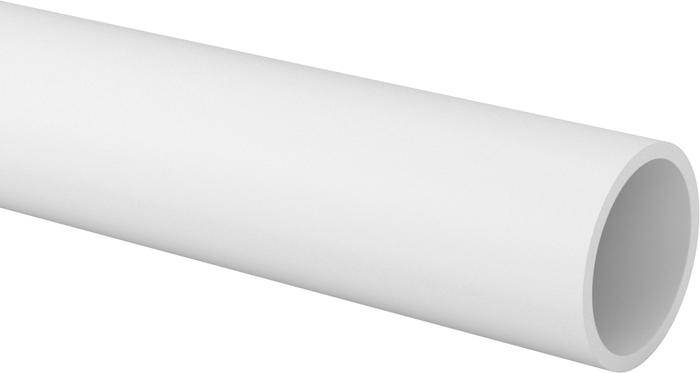 Kimyasallara Dayanıklı Kaygan PTFE Tüp, 1-3/4" OD x 1-1/2" ID