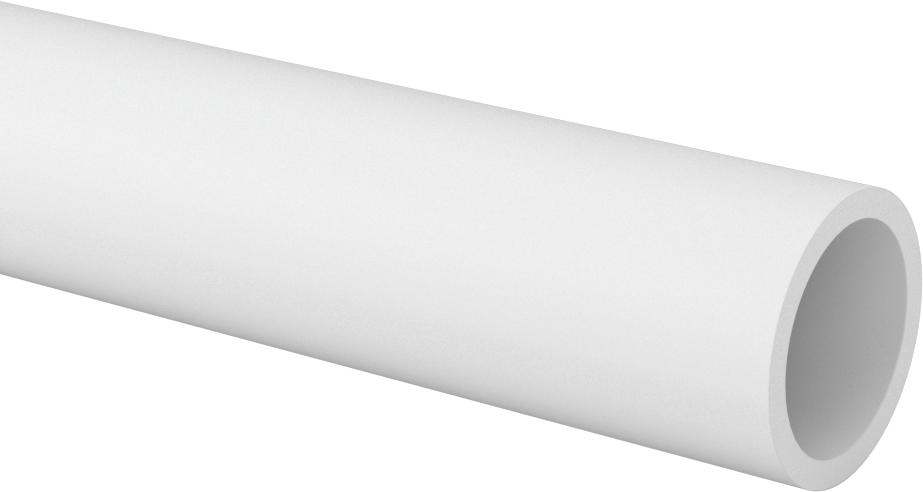Kimyasallara Dayanıklı Kaygan PTFE Tüp, 1-1/4" OD x 1" ID