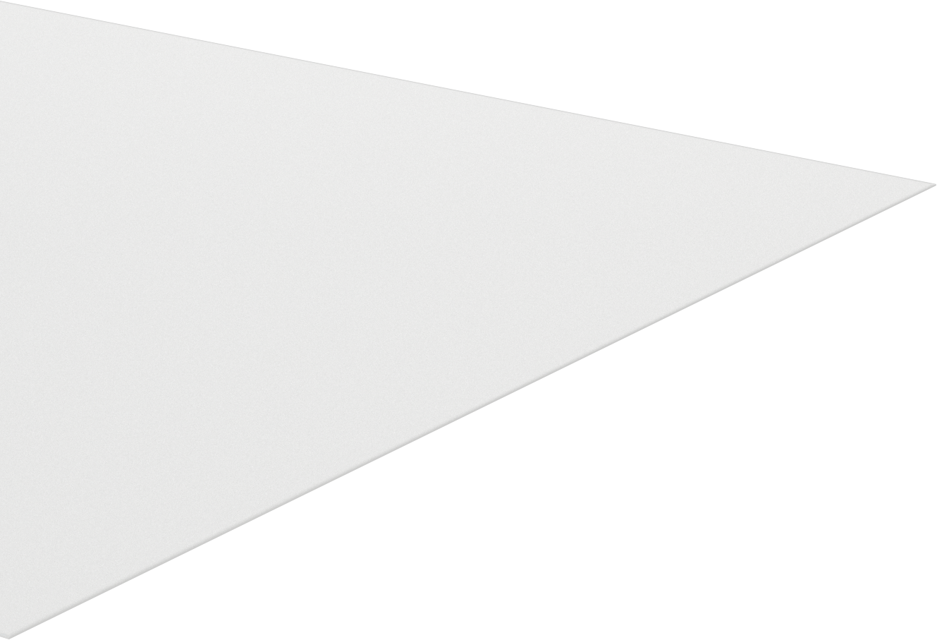 Şeffaf, Darbeye Dayanıklı Polikarbonat Film, Parlak/Mat, 24" x 48" x 0.02"