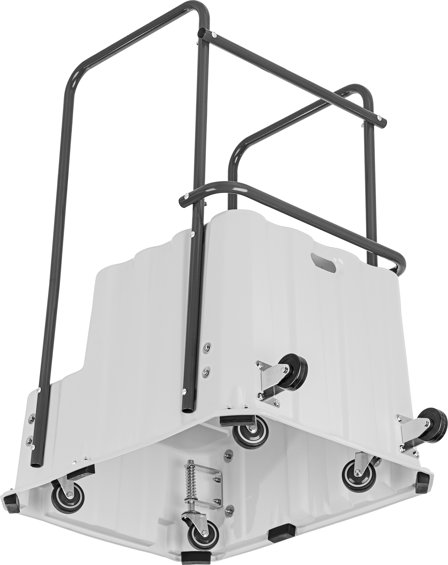Wheel Configuration (Two Rigid and Four Swivel Casters Shown)