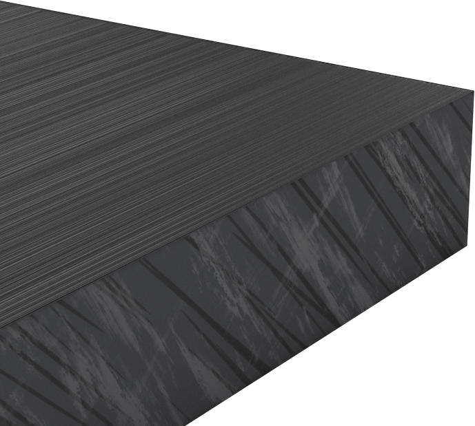 Darbeye Dayanıklı Polikarbonat Levha, 3" x 3" x 1/2"