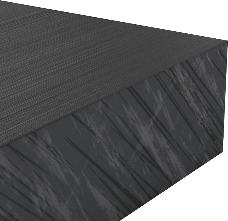 Darbeye Dayanıklı Polikarbonat Levha, 6" x 6" x 1-1/2"