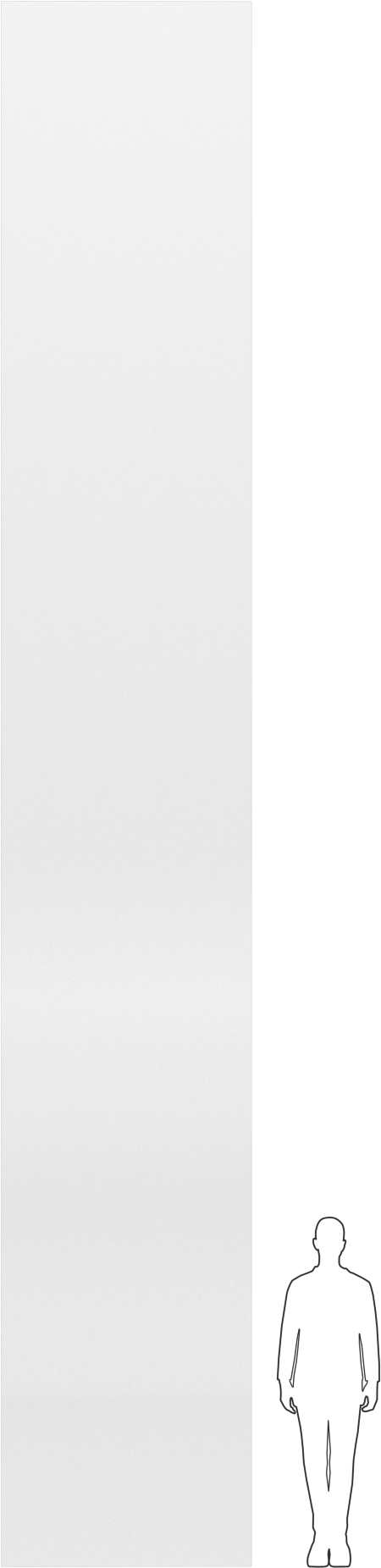 Şeffaf Kimyasal Dayanıklı PVC Film, 0,004 inç Kalınlık x 48 inç Genişlik x 25 Fit Uzunluk