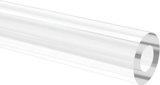 Şeffaf Selüloz Tüp, 1/4" OD x 1/8" ID, 6 Fit Uzunluk