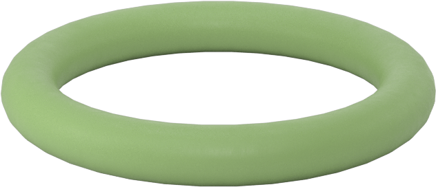 Kolay Takılan Yağa Dayanıklı Buna-N O-Ringler, PTFE Kaplı, 1/8 Kesirli Genişlik, Dash No. 211