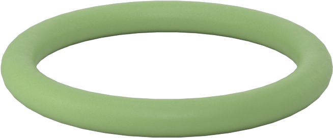 Kolay Takılan Yağa Dayanıklı Buna-N O-Ringler, PTFE Kaplı, 1/8 Kesirli Genişlik, Dash No. 215