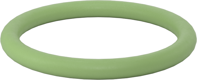 Kolay Takılan Yağa Dayanıklı Buna-N O-Ringler, PTFE Kaplı, 1/8 Kesirli Genişlik, Dash No. 217