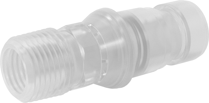 Kimyasallar için Yüksek Akışlı Hızlı Bağlantı Kesme Tüp Bağlantısı, Kapatma Valfli Plug, 3/8 NPT Erkek x 1 Bağlantı Boyutu