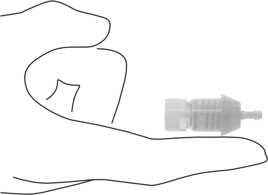 Kimyasallar için Yüksek Akışlı Hızlı Bağlantı Kesme Tüp Bağlantısı, Kapatma Valfli Plug, 1/8" Boru İç Çapı için, 7/8" Kaplin Boyutu