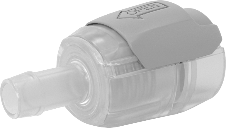 Kimyasallar için Yüksek Akışlı Hızlı Bağlantı Kesme Tüp Bağlantısı, Kapatma Valfli Soket, 1/2" Boru İç Çapı için, 1-3/8 Bağlantı Boyutu