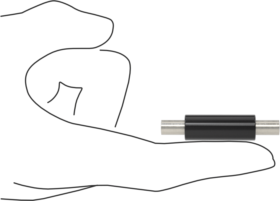 2" Uzunlukta Starrett Kalibrasyon Çubuğu, 234A-2 Numarası