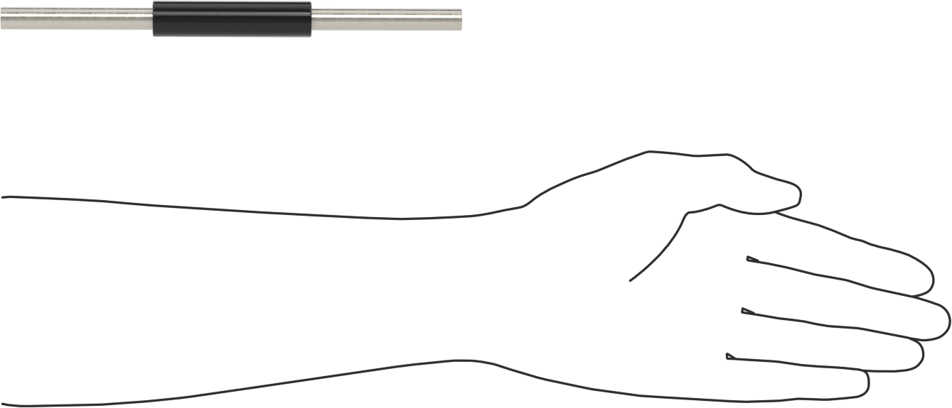 Starrett Kalibrasyon Çubuğu, Model Numarası 234A-8, 8" Uzunluk, NIST Sertifikalı