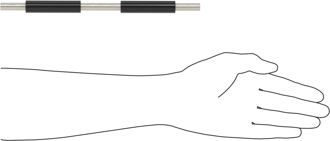 Starrett Kalibrasyon Çubuğu, Model Numarası 234A-10, 10" Uzunluk, NIST Sertifikalı
