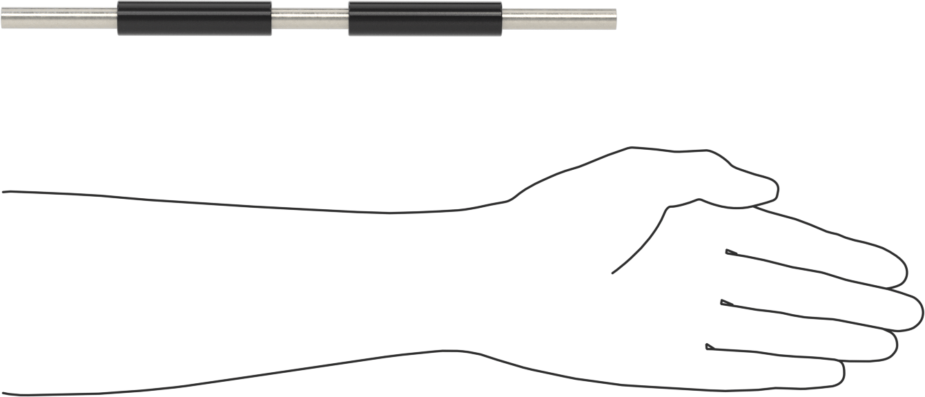 Starrett Kalibrasyon Çubuğu, Model Numarası 234A-11, 11" Uzunluk, NIST Sertifikalı