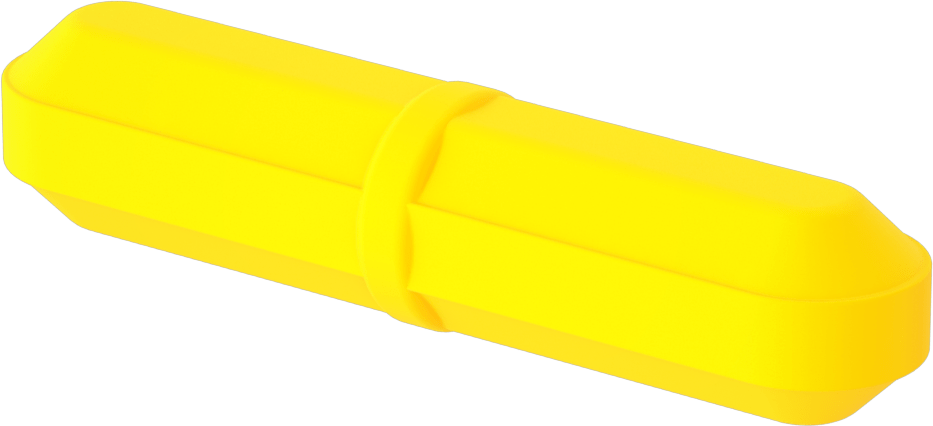 Manyetik Karıştırma Çubuğu, Sekizgen, 5/16" OD, 1-1/2" Uzunluk, Sarı