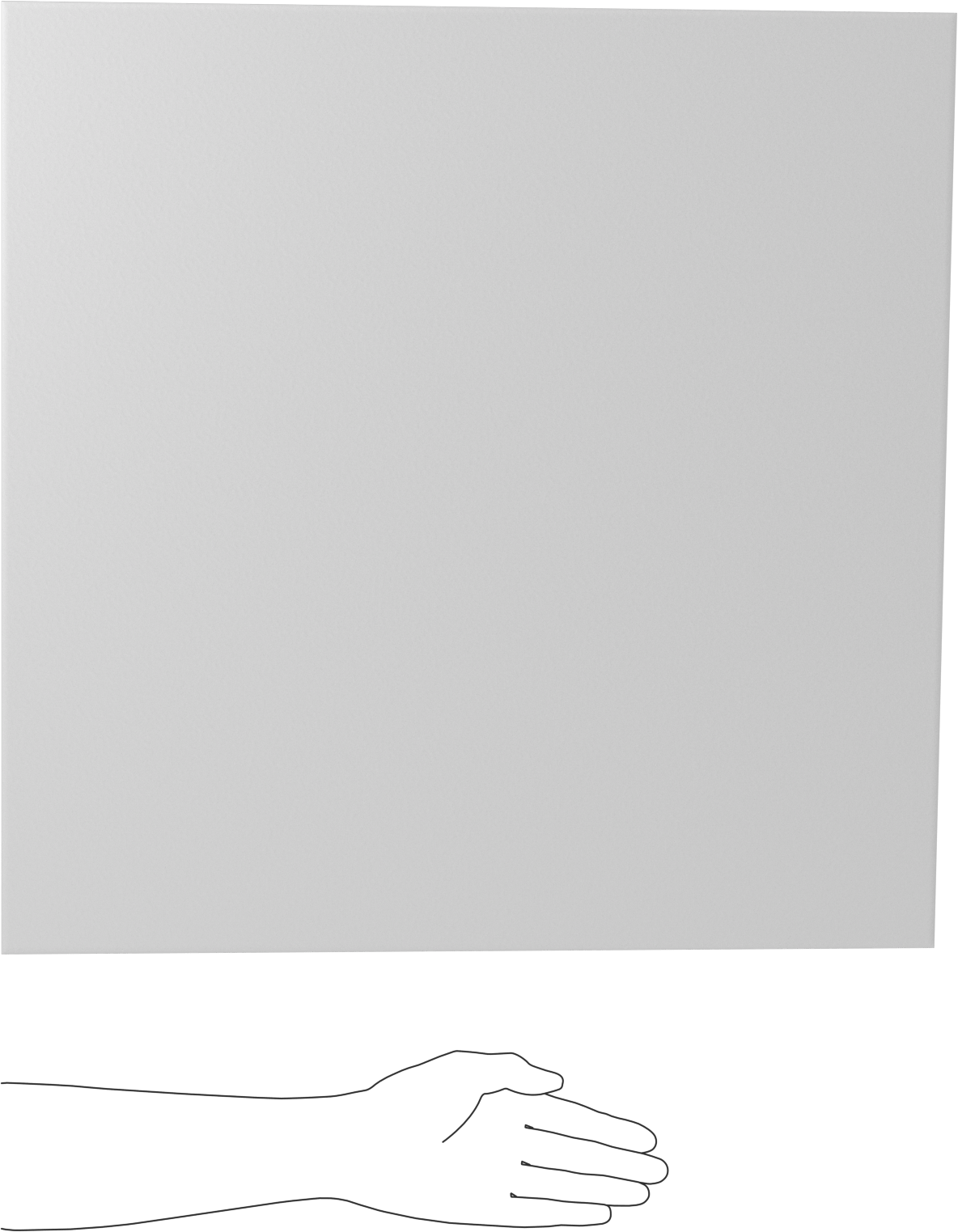 Beyaz Delrin® Asetal Reçine Levha, 0,08" Kalınlık, 24" x 24"