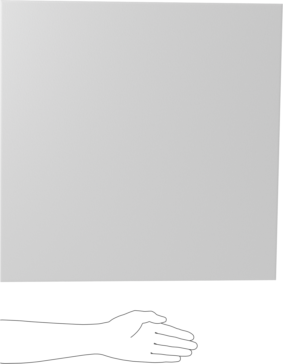 Beyaz Delrin® Asetal Reçine Levha, 0,10 inç Kalınlık, 24" x 24"