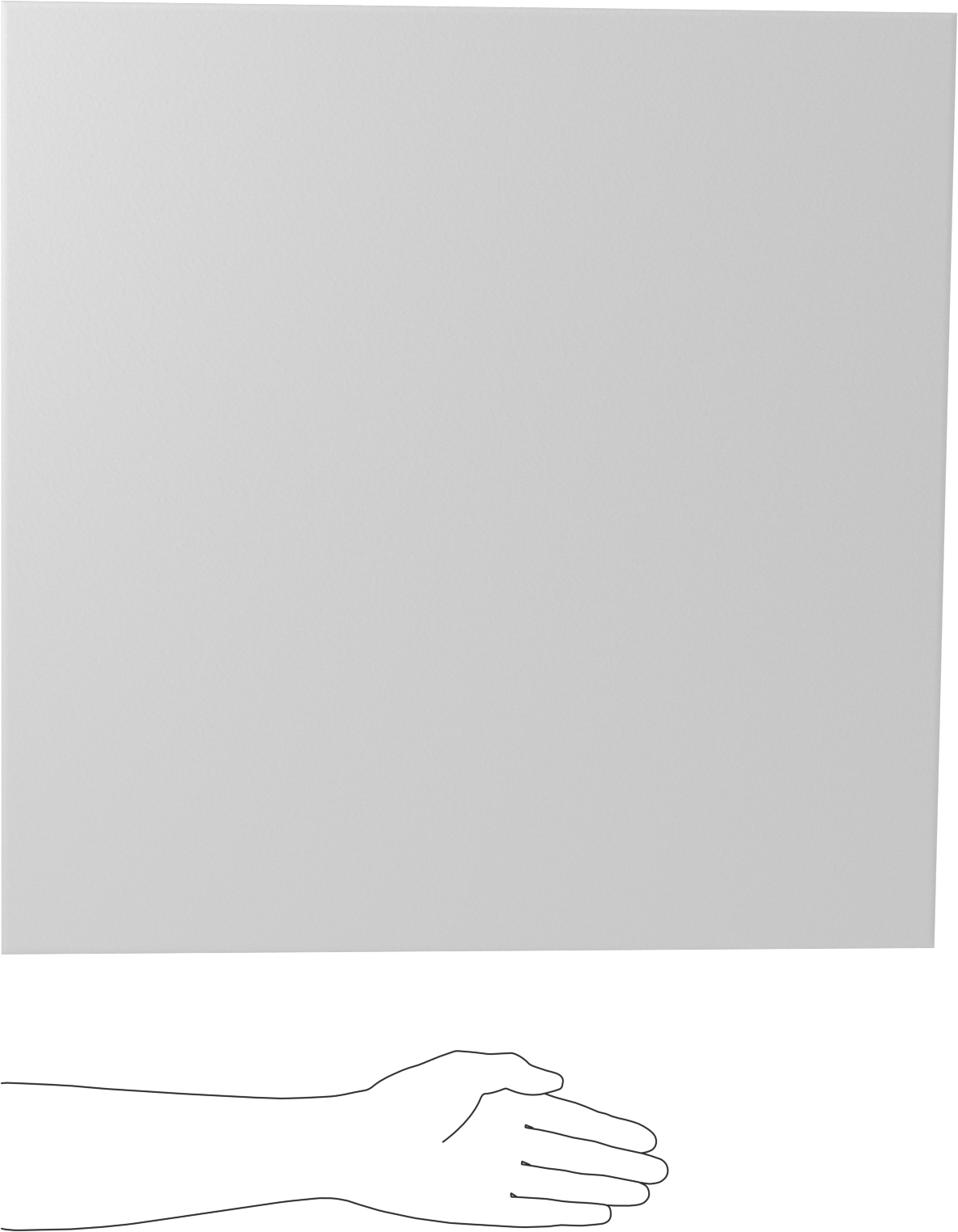 Beyaz Delrin® Asetal Reçine Levha, 3/32" Kalınlık, 24" x 24"