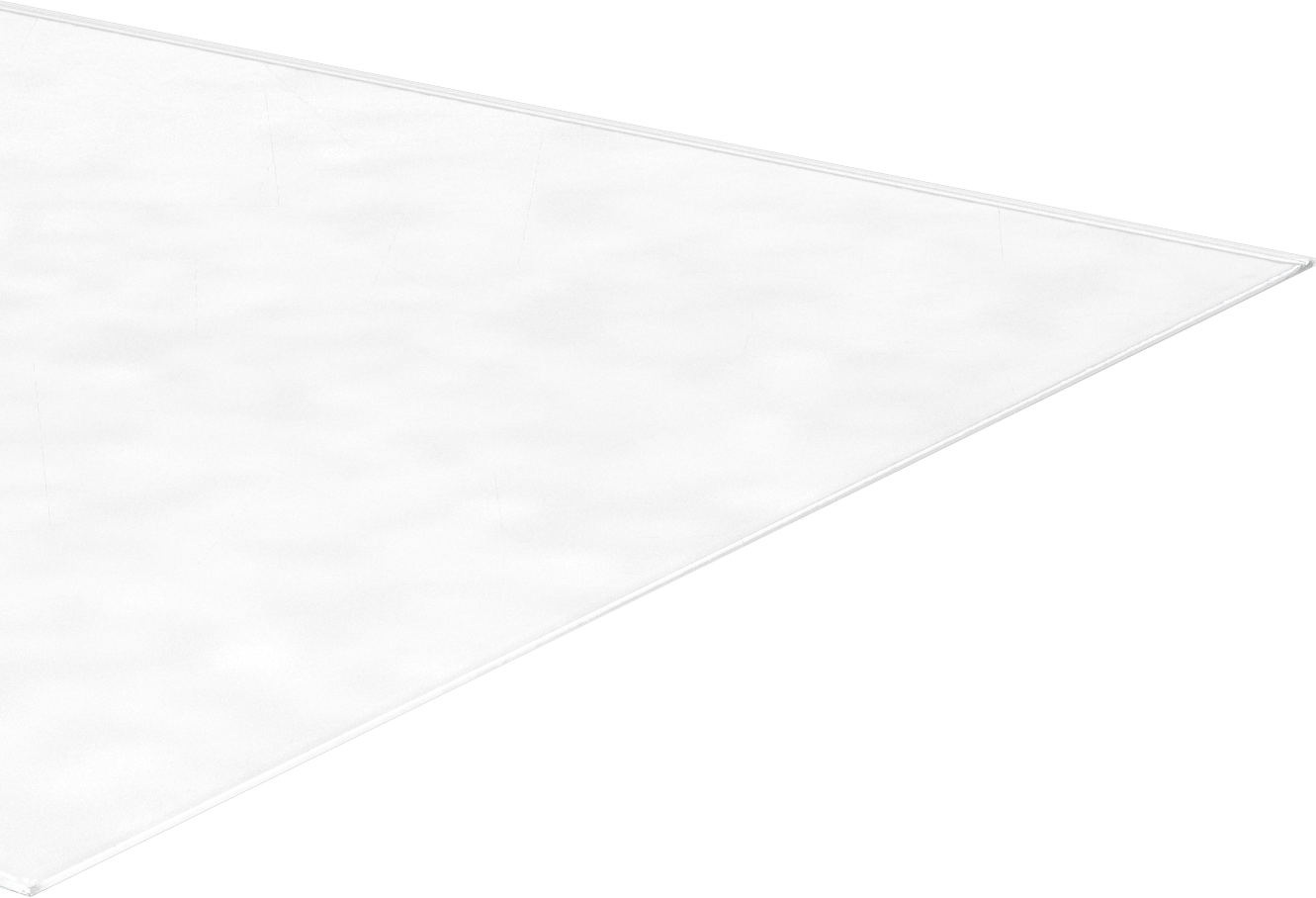 Şeffaf Darbeye Dayanıklı Polikarbonat, 24“ x 48” x 3/32" Levha