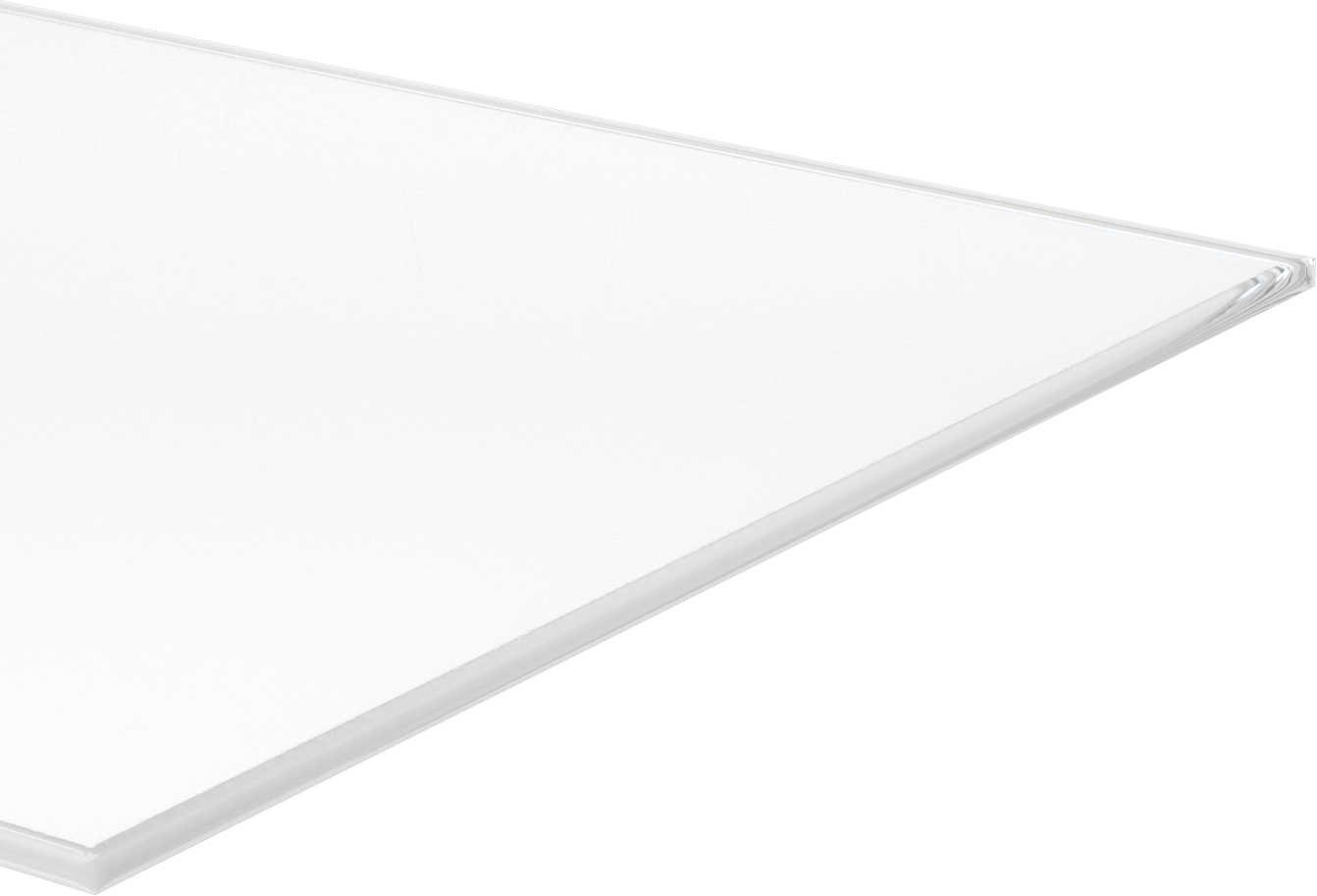 Şeffaf Darbeye Dayanıklı Polikarbonat, UV Dayanıklı, 36" x 24" x 3/8"