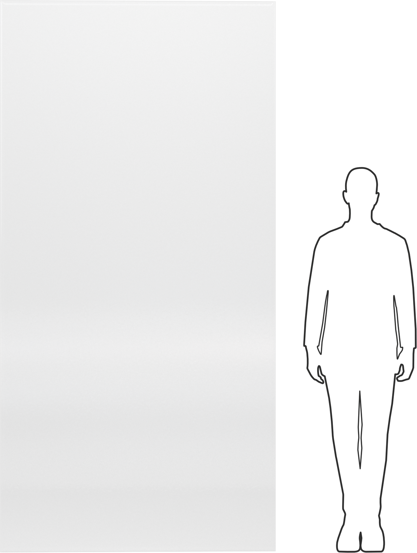 Şeffaf Darbeye Dayanıklı Polikarbonat, UV Dayanıklı, 96" x 48" x 3/8"