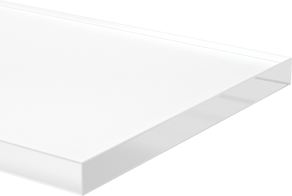 Şeffaf Darbeye Dayanıklı Polikarbonat, UV Dayanıklı, 12" x 6" x 1/2"