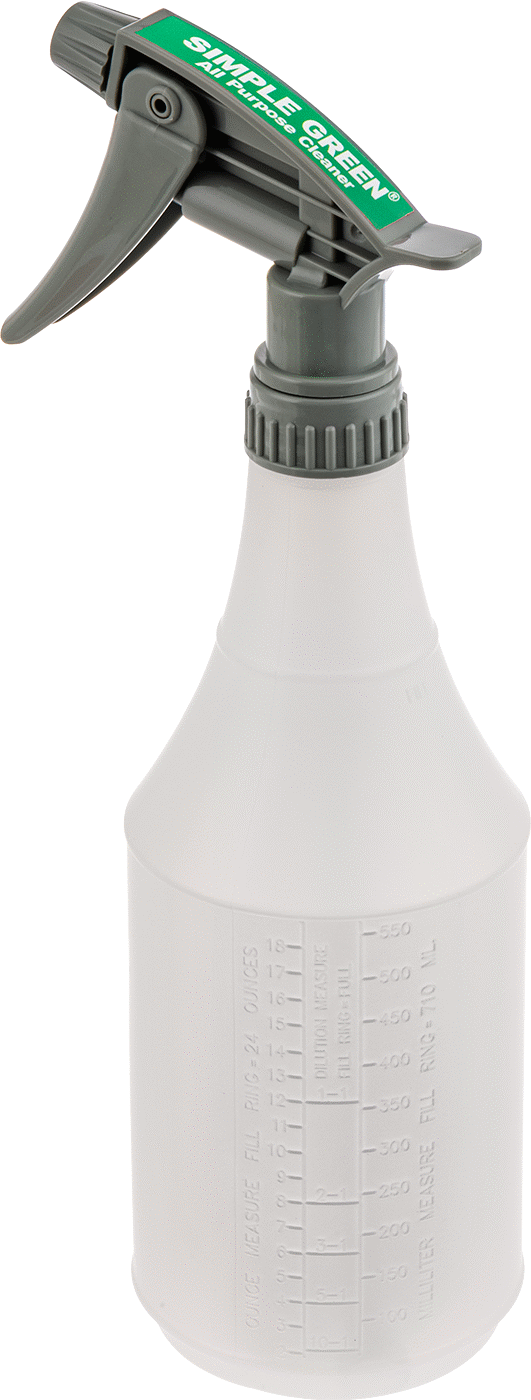 Ghs Standart Sprey Şişesi, Simple Green Etiketli, 24 FL. oz./750 ml Kapasite
