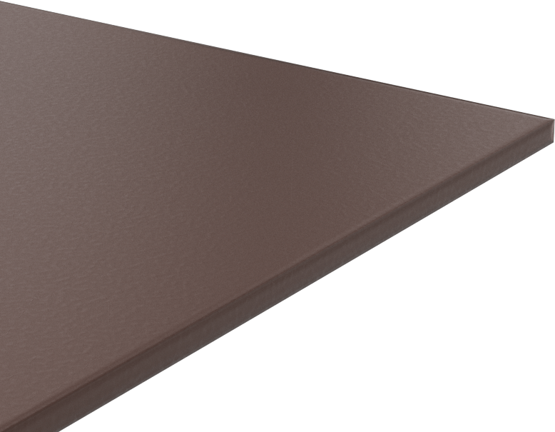 Kaygan Delrin® Asetal AF Reçine Levha, 6" x 6" x 1/8"