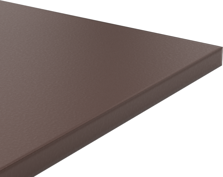 Kaygan Delrin® Asetal AF Reçine Levha, 6" x 6" x 1/4"