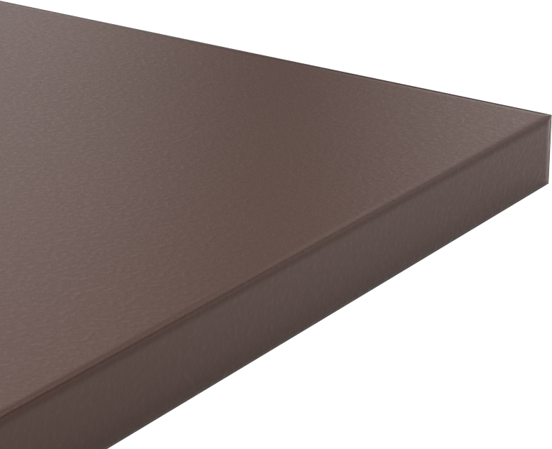 Kaygan Delrin® Asetal AF Reçine Levha, 6" x 6" x 3/8"