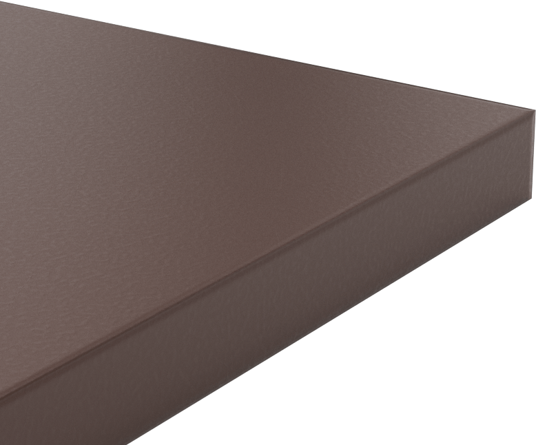 Kaygan Delrin® Asetal AF Reçine Levha, 6" x 6" x 1/2"