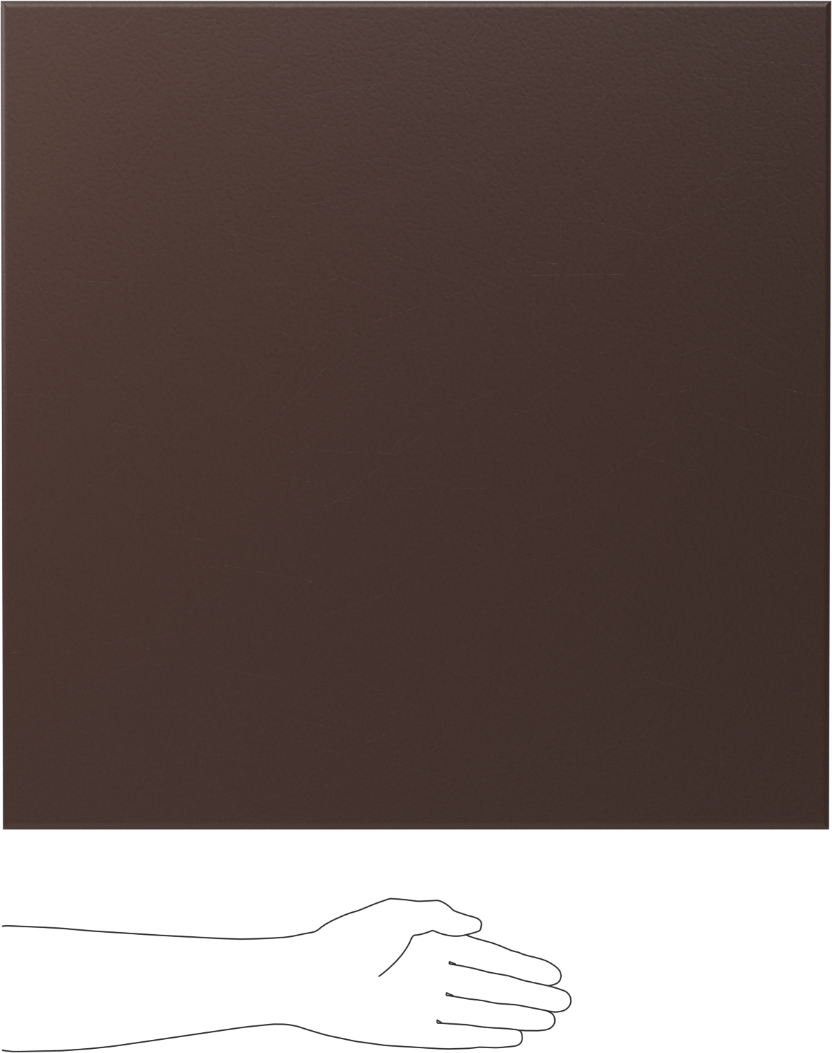Kaygan Delrin® Asetal AF Reçine Levha, 24" x 24" x 3/8"