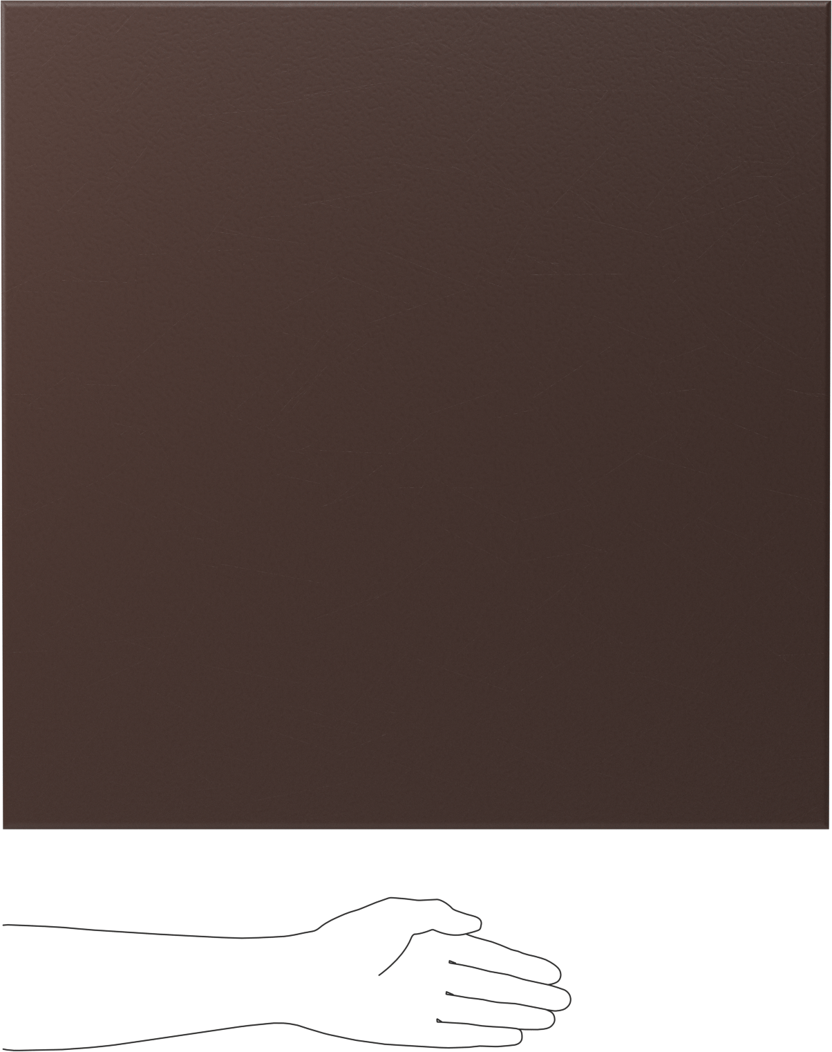 Kaygan Delrin® Asetal AF Reçine Levha, 24" x 24" x 3/4"
