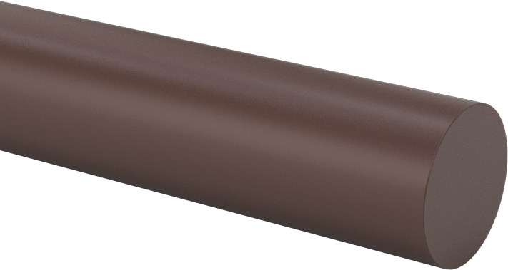Kaygan Delrin® Asetal AF Reçine Çubuk, 3/8" Çap
