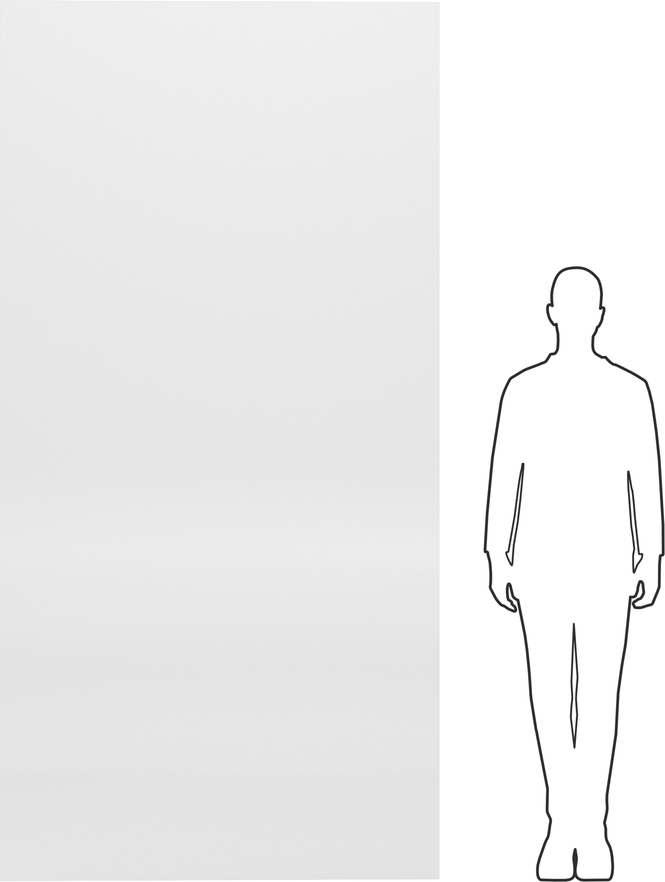Şeffaf, Kolay Şekillendirilebilir PETG Levha, 48" x 96", 0,02" Kalınlık
