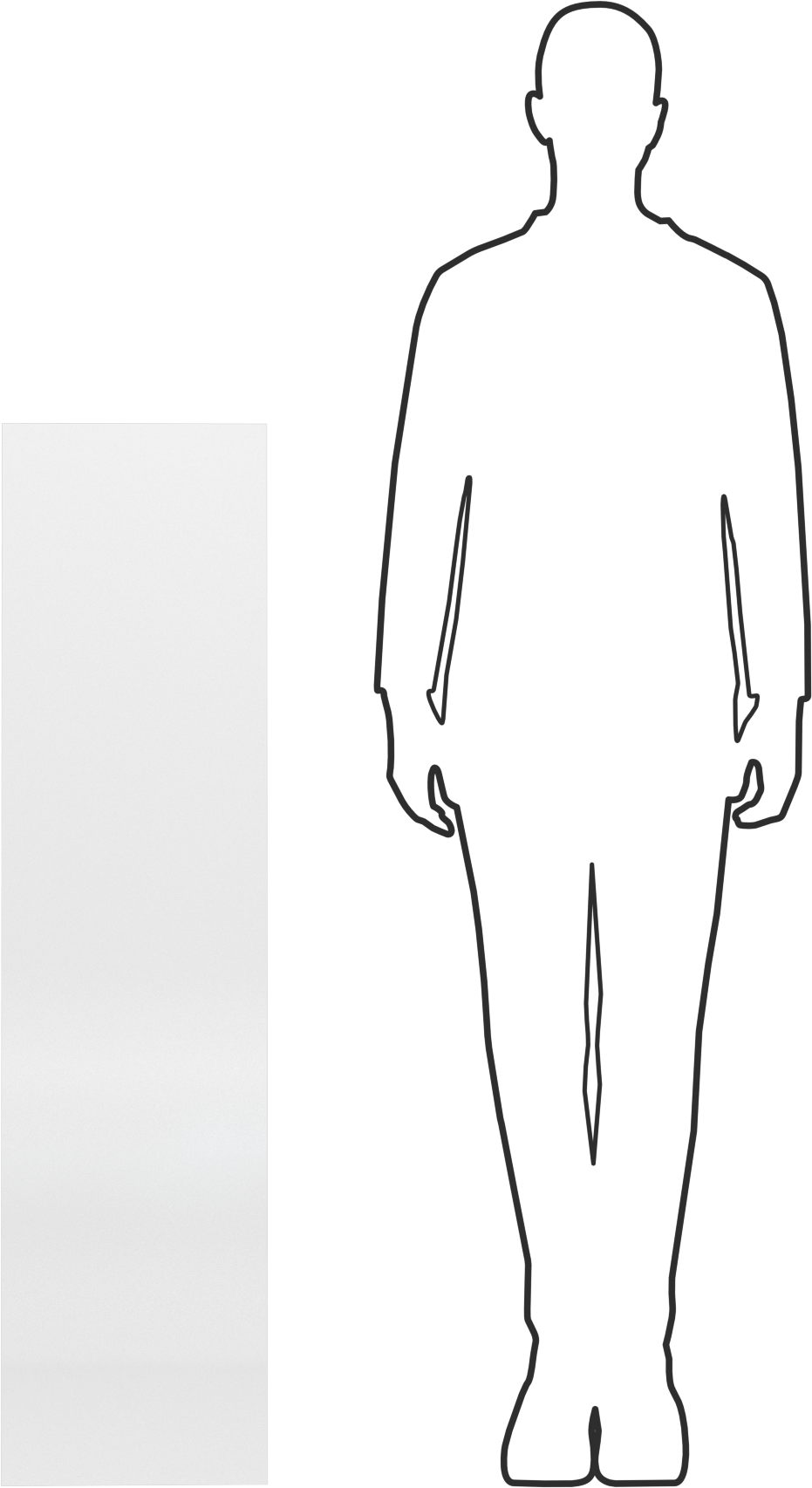 Şeffaf, Kolay Şekillendirilebilir PETG Levha, 12" x 48", 0,03" Kalınlık