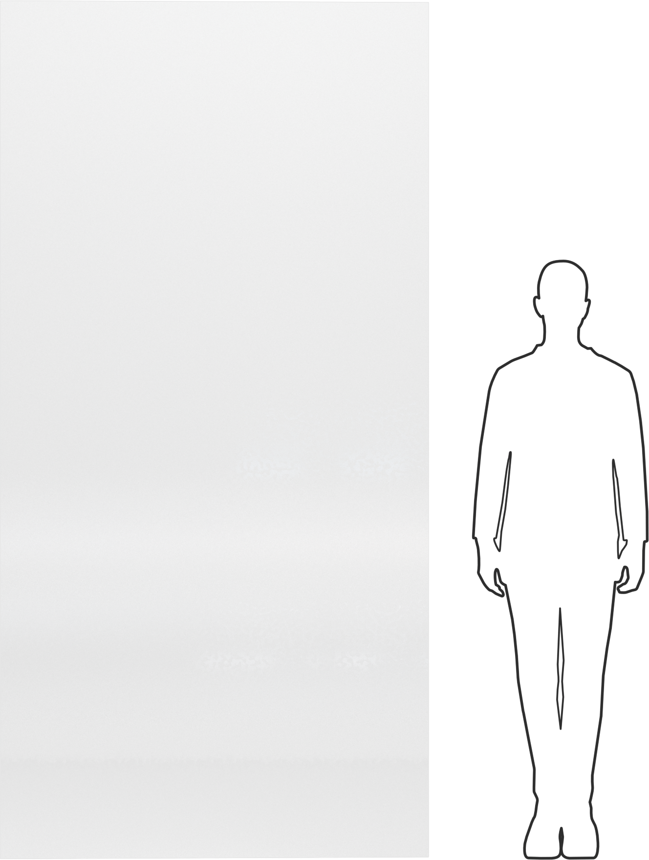 Şeffaf, Kolay Şekillendirilebilir PETG Levha, 48" x 96", 0,03" Kalınlık