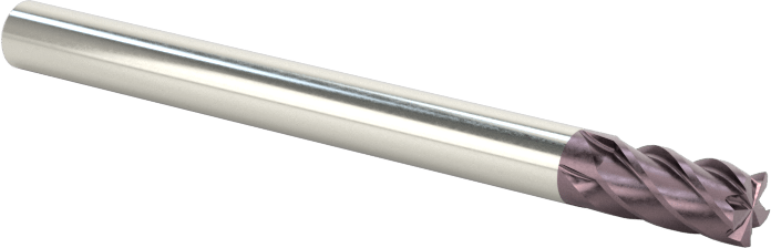 Hızlı Kesim Kaba İşleme Karbür Kare Uçlu Freze, 1/8" Freze Çapı