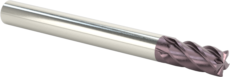 Hızlı Kesim Kaba İşleme Karbür Kare Uçlu Freze, 1/4" Freze Çapı
