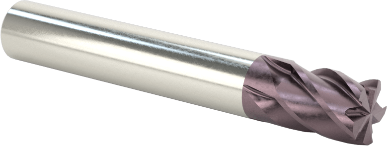 Hızlı Kesim Kaba İşleme Karbür Kare Uçlu Freze, 3/8" Freze Çapı
