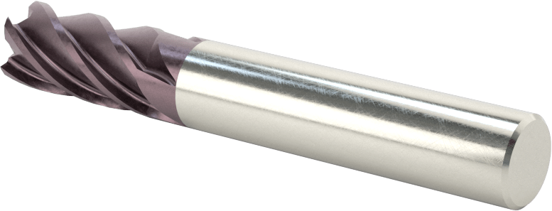 Hızlı Kesim Kaba İşleme Karbür Kare Uçlu Freze, 3/8" Freze Çapı