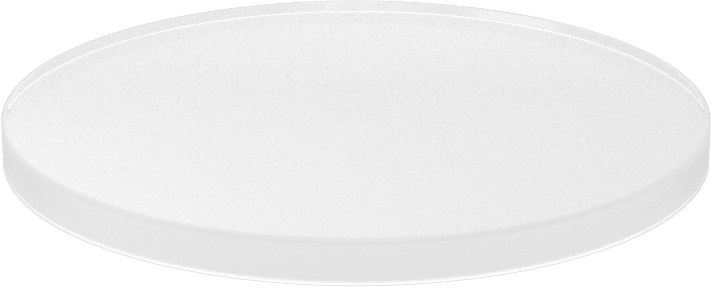Şeffaf Akrilik Disk, 1/8" Uzunluk, 2 inç Çap