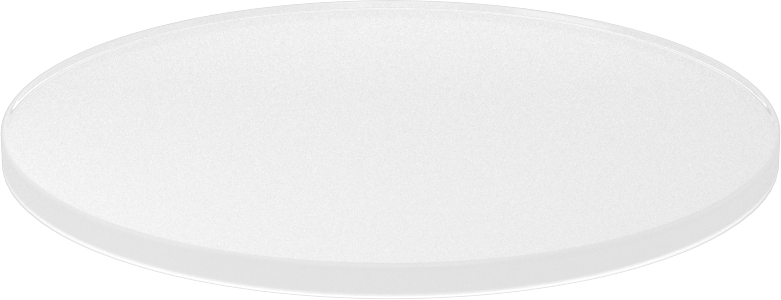 Şeffaf Akrilik Disk, 1/8" Uzunluk, 3" Çap