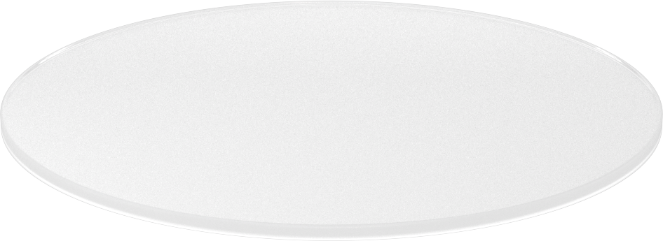 Şeffaf Akrilik Disk, 1/8" Uzunluk, 6" Çap