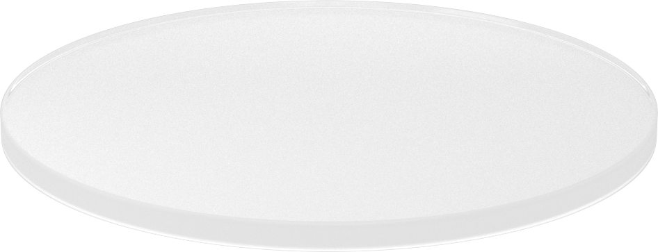 Şeffaf Akrilik Disk, 1/4" Uzunluk, 6" Çap