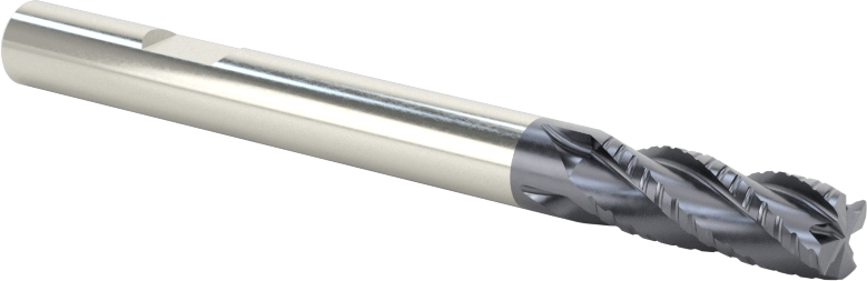 Hızlı Kesim Kaba İşleme Karbür Kare Uçlu Freze, 6 mm Freze Çapı