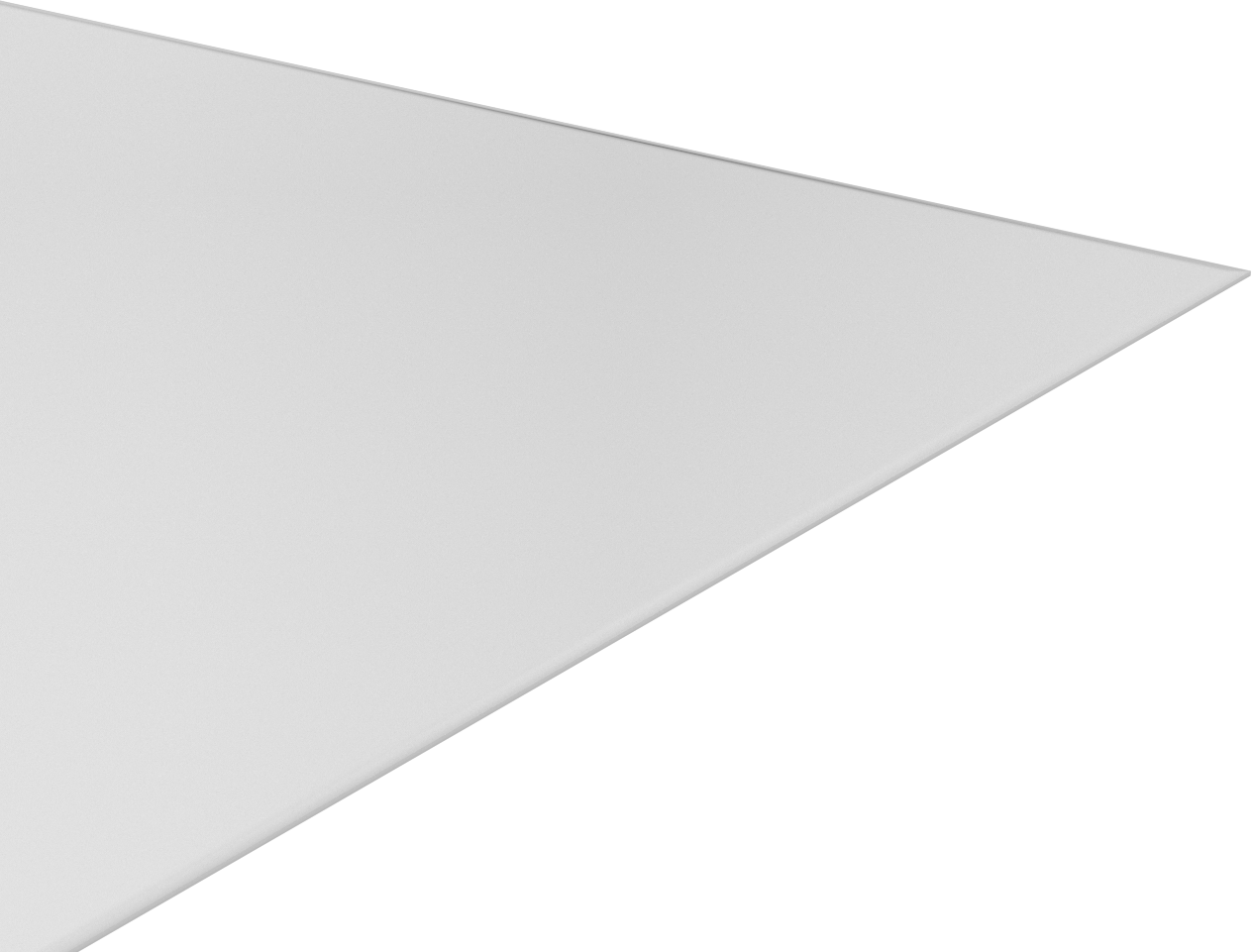 ABS Levha, 36" x 36" x 1/16"