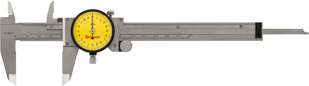 Starrett Kaliper, NIST Sertifikalı Kadran, 120AM-150 Numaralı, 0- 150mm