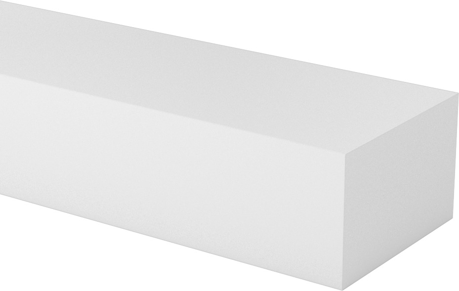 Esnek LDPE Levha, 2 inç Genişlik, 1-1/4" Kalınlık
